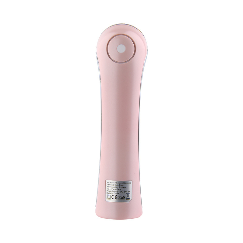 Brand Logo Ultrasonic Face Toning Massager Portable Skin Lifting & Firming Home Use PDT Galvanic Beauty Machine