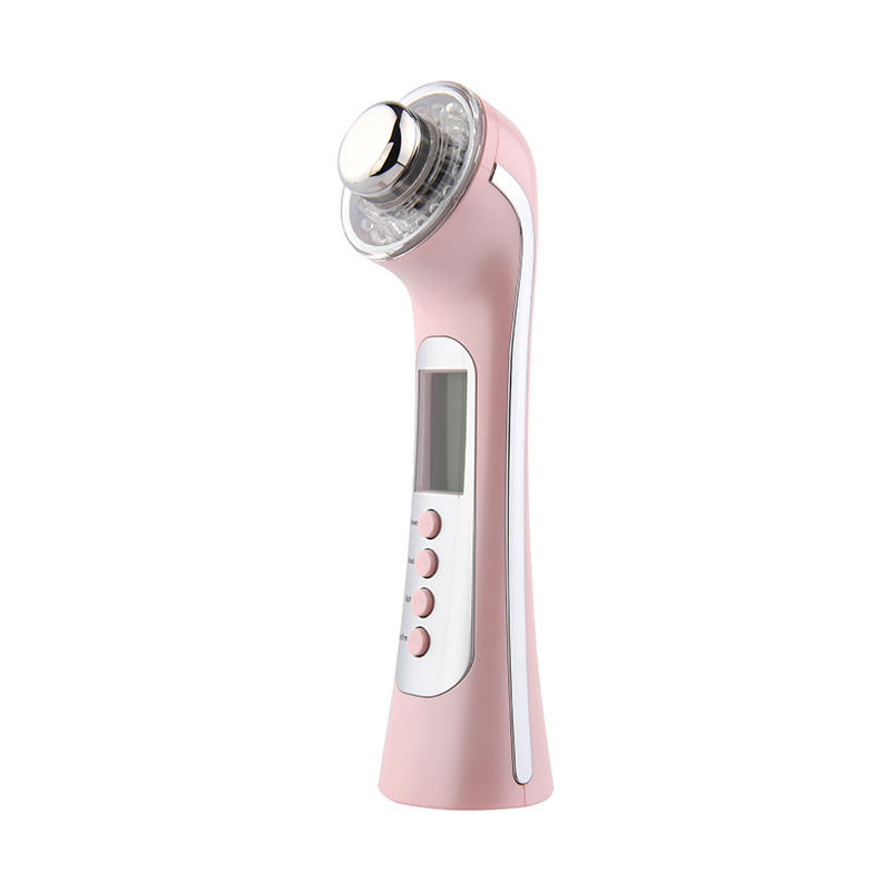 Brand Logo Ultrasonic Face Toning Massager Portable Skin Lifting & Firming Home Use PDT Galvanic Beauty Machine