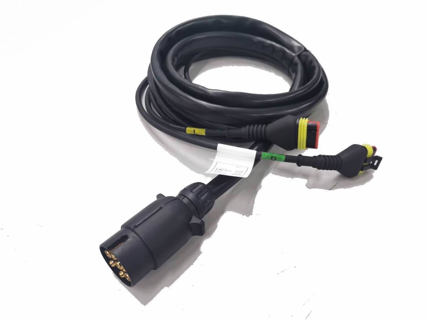 7Pin connector custom wire harness manufacturer OEM China farm machinery control wiring harness electric cable harness factory