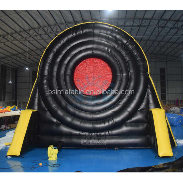 Football Inflatable Dart Board , Inflatable Kick Soccer Dart Games