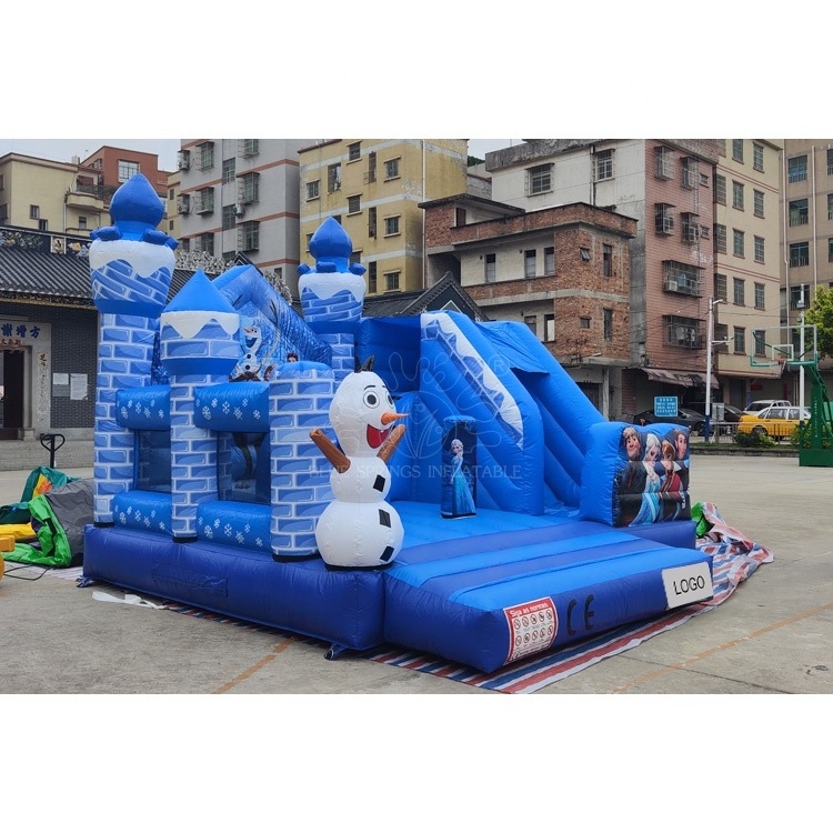 Frozen Jumper Inflatable Adult Bouncer PVC Traditional Castle Bounce House