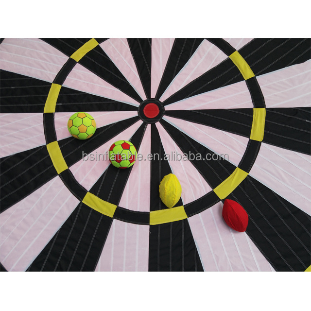 Football Inflatable Dart Board , Inflatable Kick Soccer Dart Games