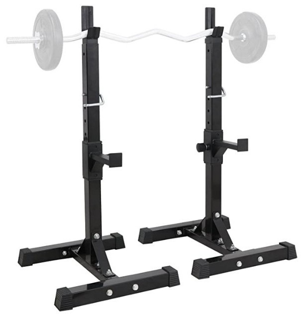 Fitness Gym Equipment Training Height Adjustable Stand Barbell Rack Equipment Weight Lifting Squat Rack Fitness Tower Rack