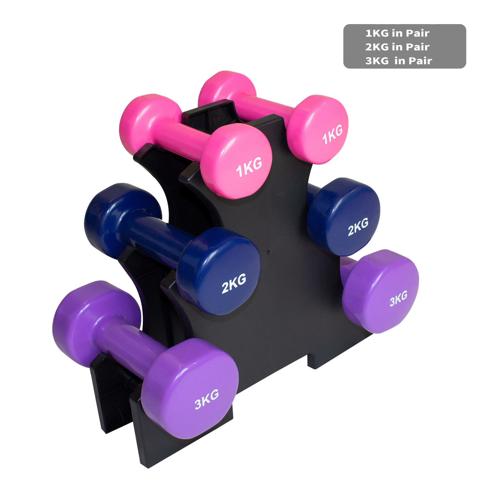 Wholesale Gym Dumbbell Set Home Fitness Equipment 12kg Weights Gym Equipment Fitness Dumbbells Set