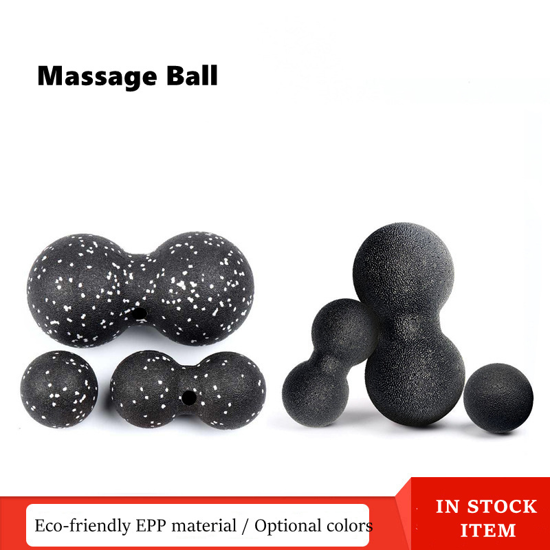 Wholesale High Density Lightweight Fitness Body Fascia Exercise Relieve Pain Yoga Ball Peanut Massage Ball EPP Material