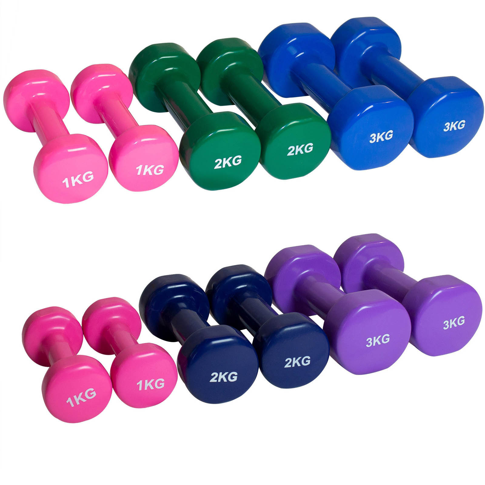 Wholesale Gym Dumbbell Set Home Fitness Equipment 12kg Weights Gym Equipment Fitness Dumbbells Set