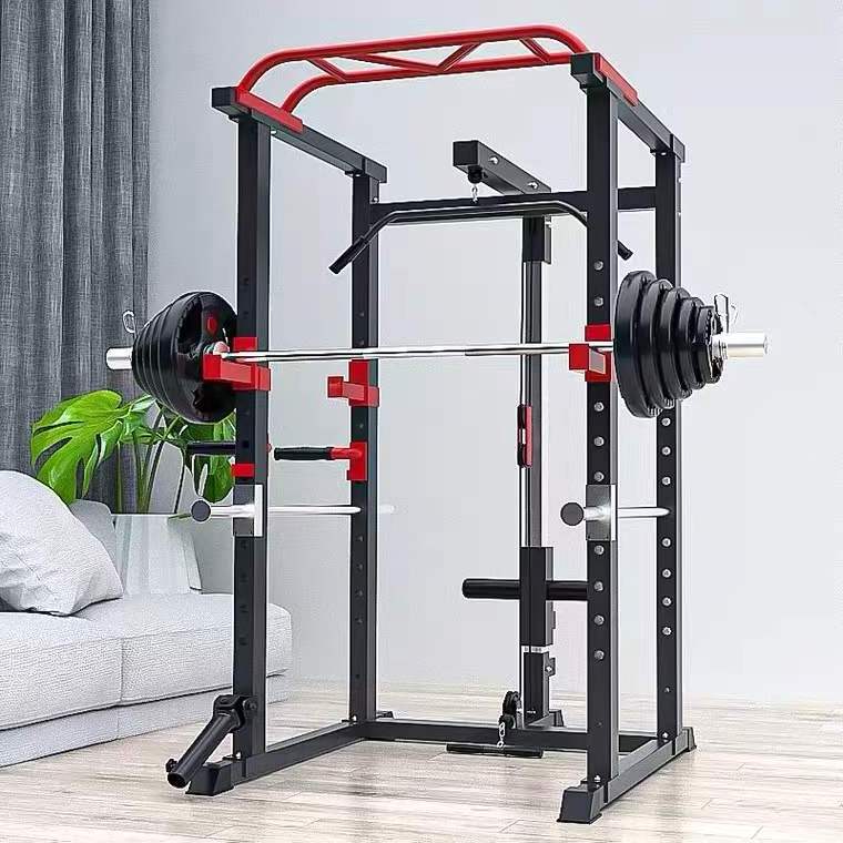 Commercial fitness Smith teaches squat rack Gym Equipment Strength Training Body Building Equipment Fitness Power Squat Rack