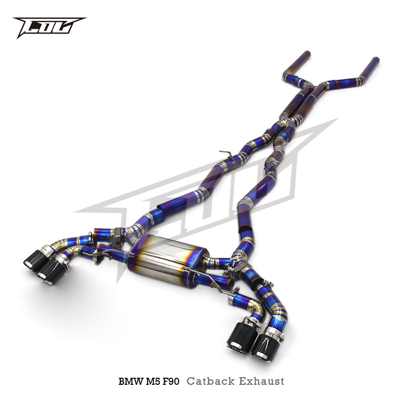 Catback Exhaust For BMW M5 F90 4.4T 2018-2023 Racing Car Exhaust Muffler Pipe Titanium alloy Exhaust System