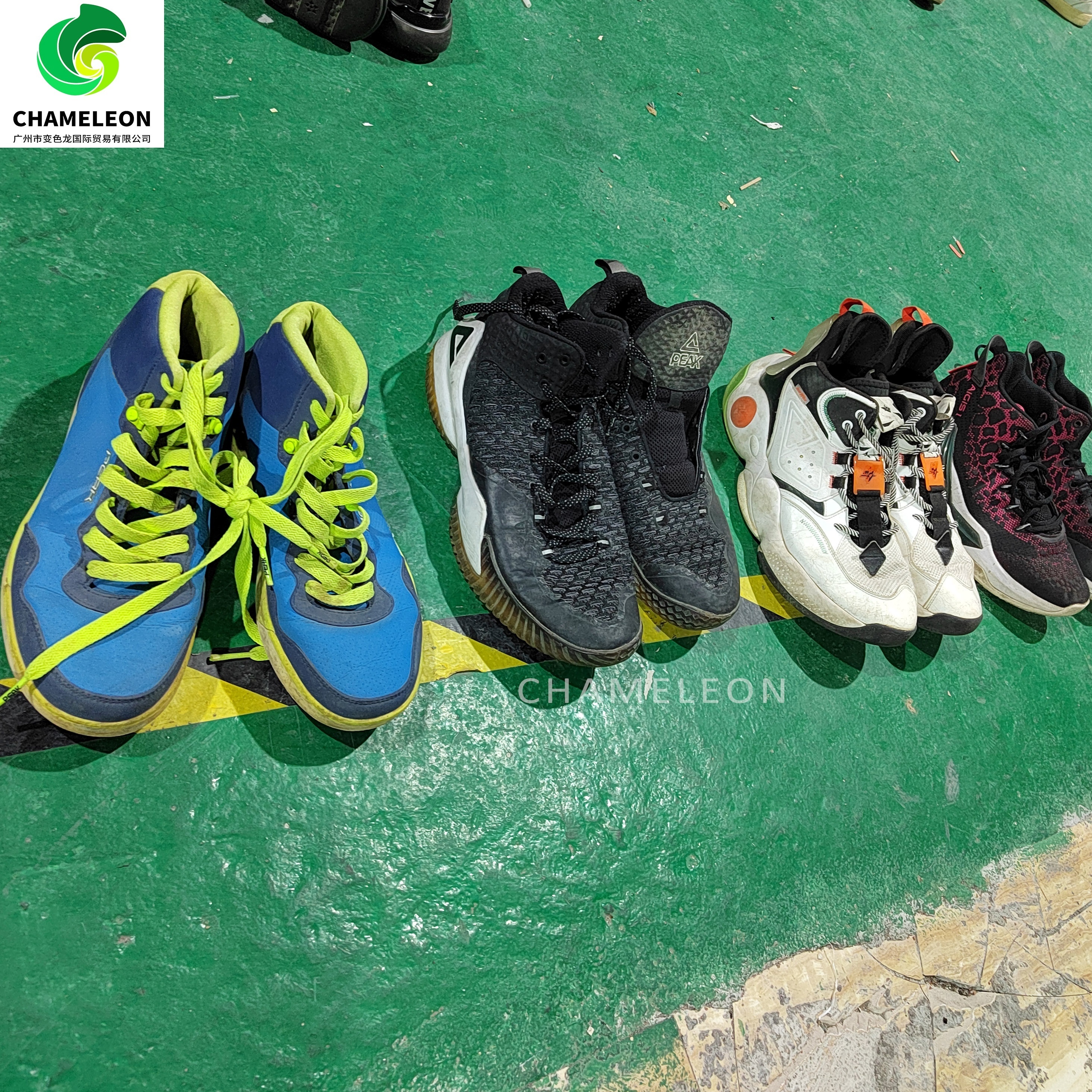 Breathable Sports Shoes Men Big Size Second Hand Basketball Shoes In Stock