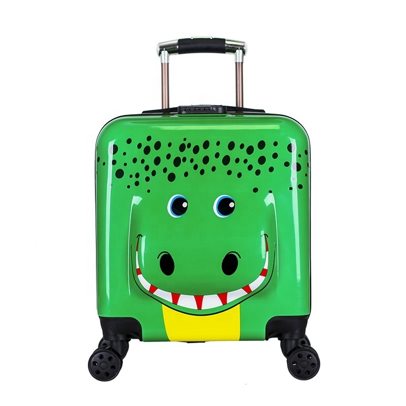 Kids' Hardside Upright Luggage Carry-On 18-Inch 20-inch Rolling Suitcase for Travel and School