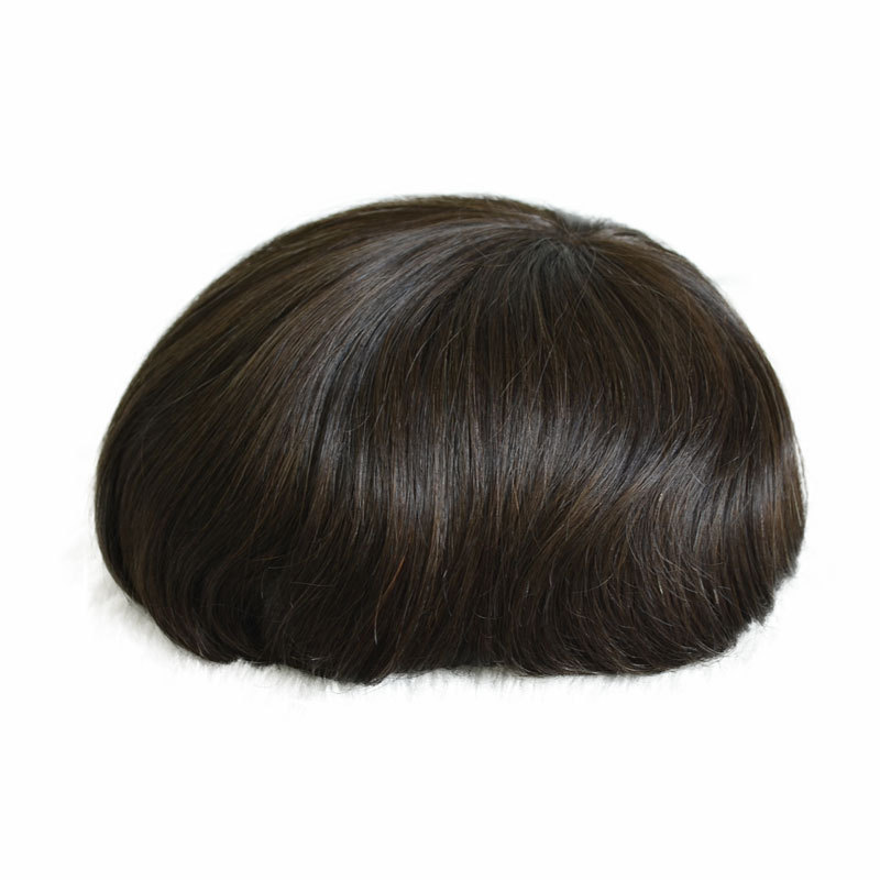 Men Hair Pieces Indian Remy Human Hair Toupee for Men Cheap Price Men Wig No Chemical Top Quality PU Thin Skin Toupee