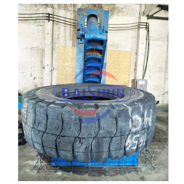 Best Prices Waste OTR Truck Tire Cutting Machine