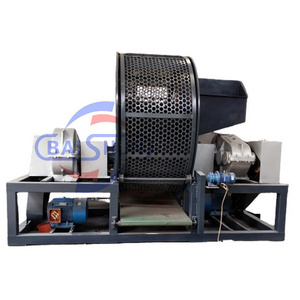 Whole Truck Tire Shredder Portable Tire Crusher Tire Shredder Recycling Line