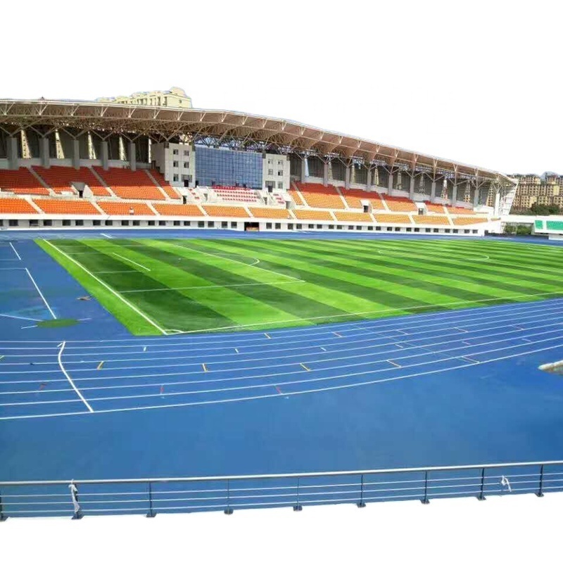 Full pour EPDM granule athletic track surfacing synthetic tartan track rubber running track