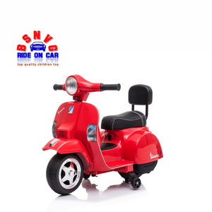 Children Electric Motorbike Licensed Vespa Mini Scooter