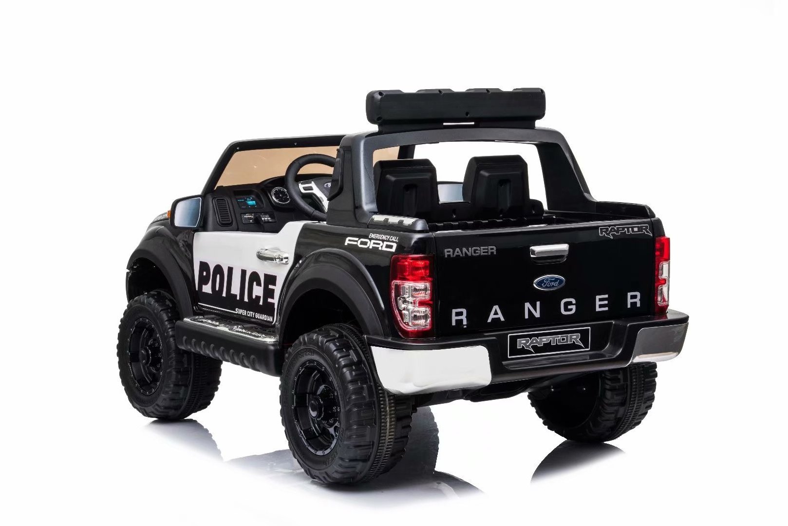 Licensed Ford Raptor Children Police Car Two Seater Ride On Car