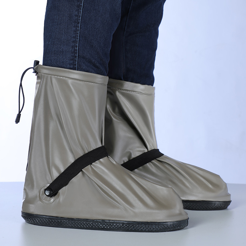 Hot Sale Clear Rain Boot Anti Slip Rainy Reusable Waterproof pvc Shoe Cover