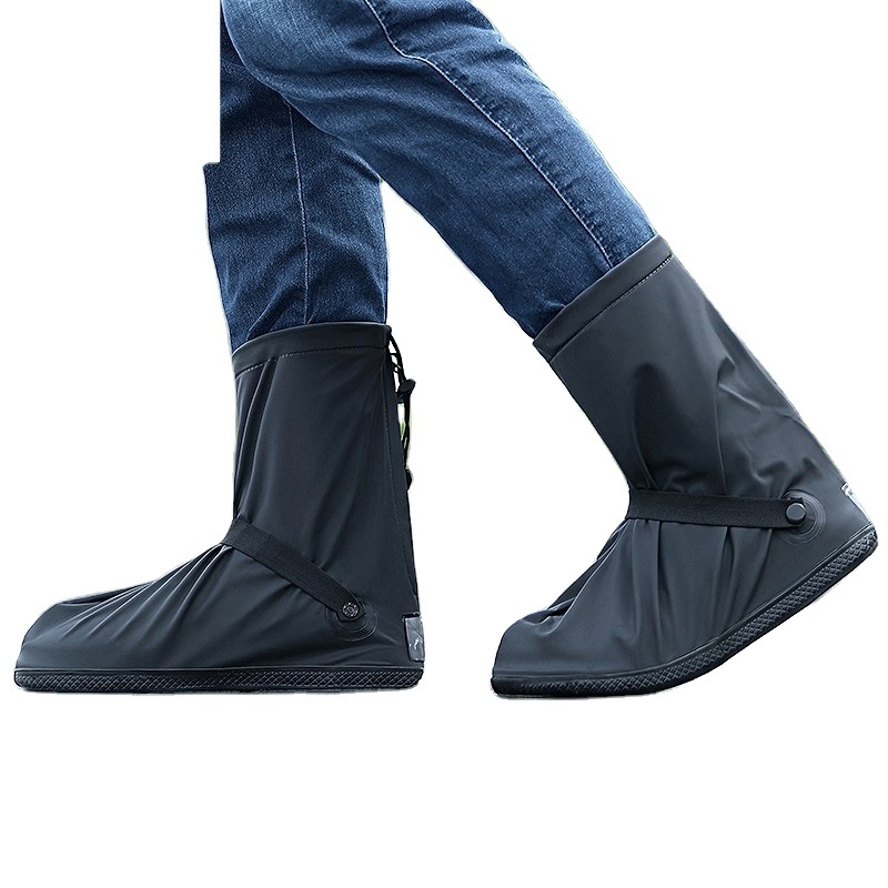 Hot Sale Clear Rain Boot Anti Slip Rainy Reusable Waterproof pvc Shoe Cover