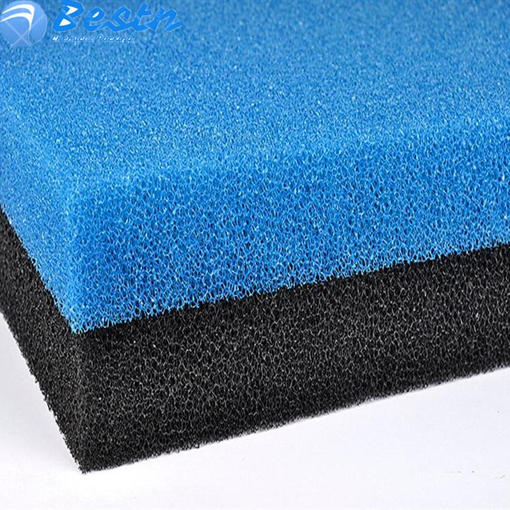 Water Aquarium sponge filter 10-60PPI Reticulated Polyurethane Filter Foam