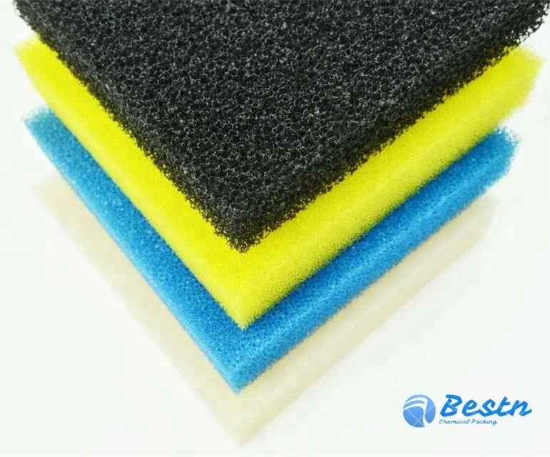 Water Aquarium sponge filter 10-60PPI Reticulated Polyurethane Filter Foam