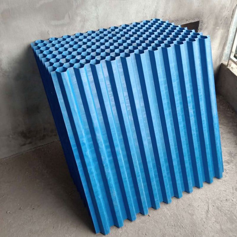 Tubular settler of hexagonal honeycomb packing sheet clarifier in sewage treatment plant