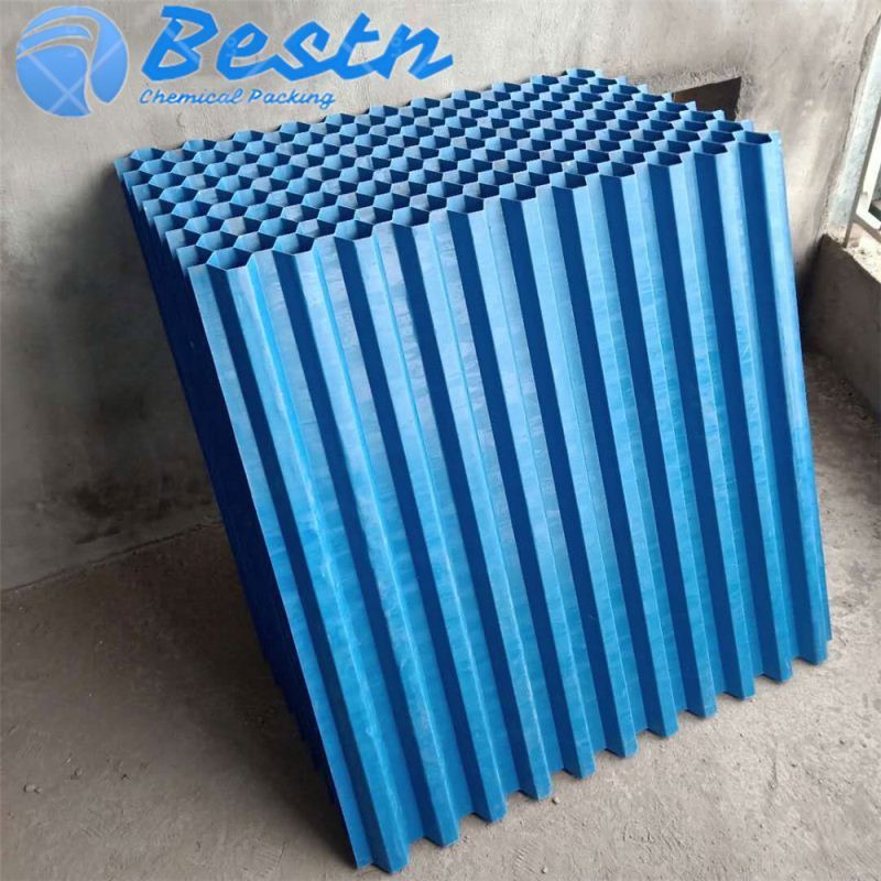 Tubular settler of hexagonal honeycomb packing sheet clarifier in sewage treatment plant