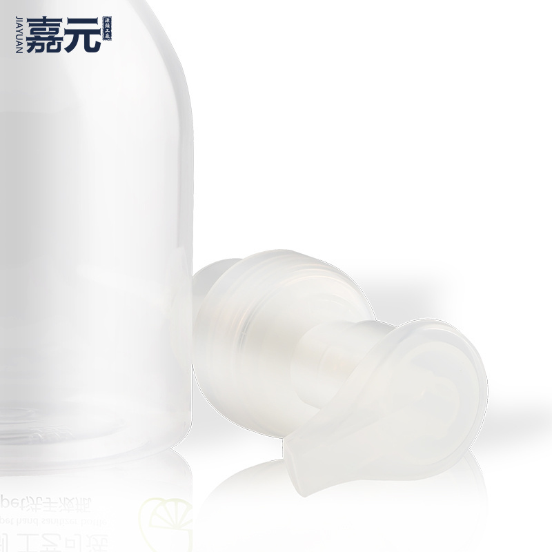 300ml custom Boston transparent face wash foam pump bottle