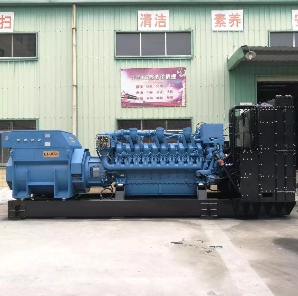 2400KW/3000KVA Main Power Diesel Generator with Genset Engine 20 Cylinders Electronic Regulator