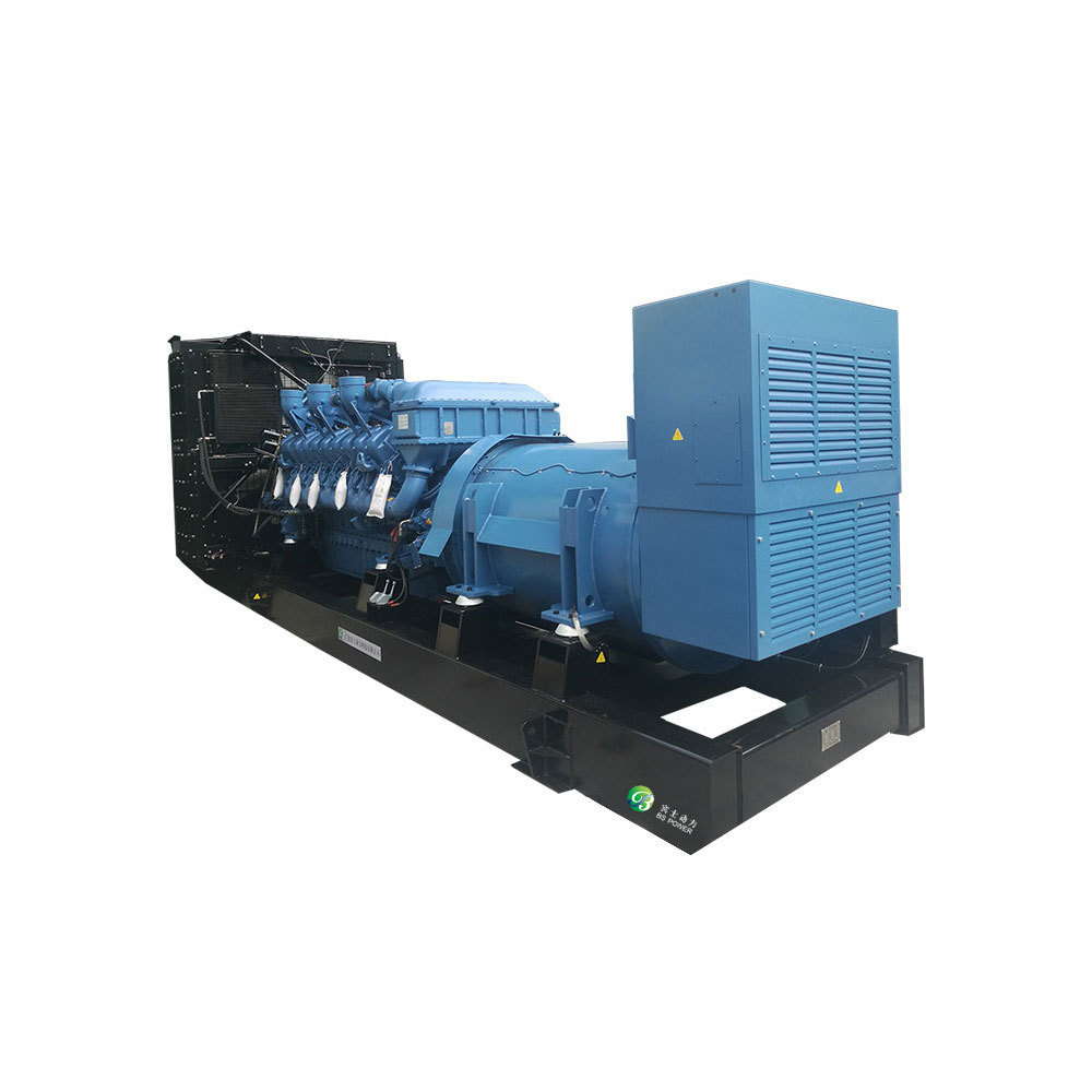 2400KW/3000KVA Main Power Diesel Generator with Genset Engine 20 Cylinders Electronic Regulator