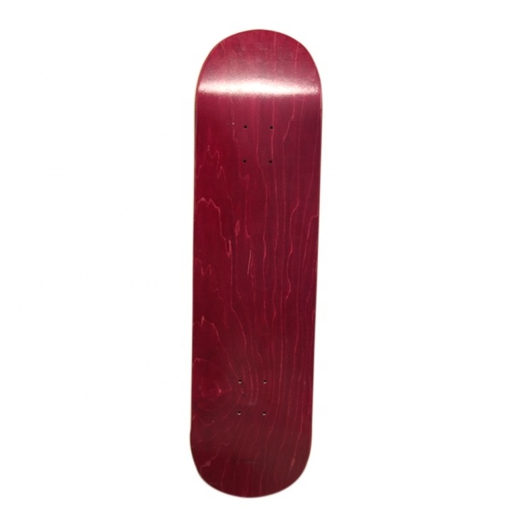 Fiberglass skateboard decks with 100% Canadian Maple wood deck skateboarding