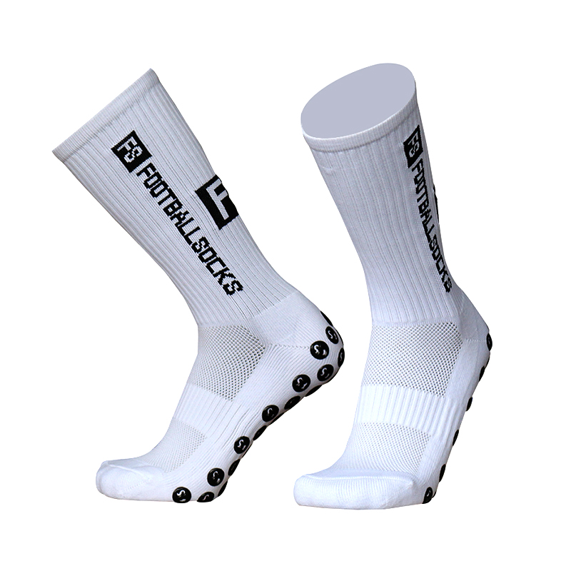 Anti Slip Men Compression Football Socks Custom Unisex Grip Crew Soccer Sport Sock, Anti-slip Socks