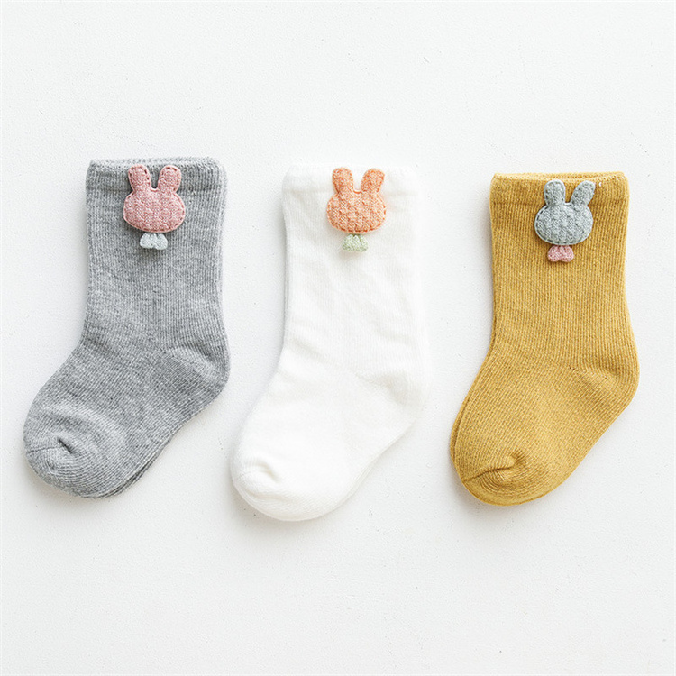 Wholesale Baby Cotton Winter Princess Ankle Cute Vintage Animal Soft Children Long Boys Kids Socks