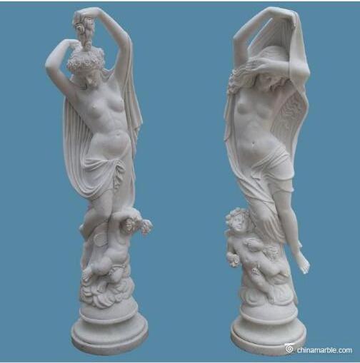 the three graces marble statue/nude female sculpture/nude sculpture woman