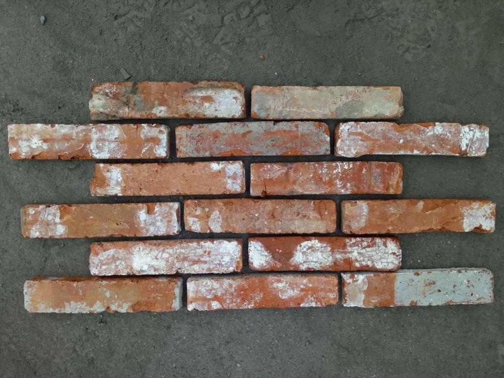 Red Old Thin Brick Veneer for Pavers and Wall