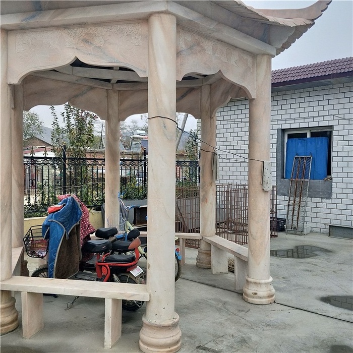 Chinese Garden Marble Gazebo