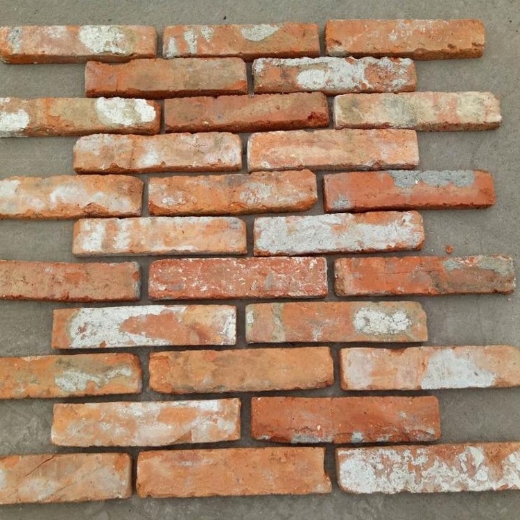 Red Old Thin Brick Veneer for Pavers and Wall