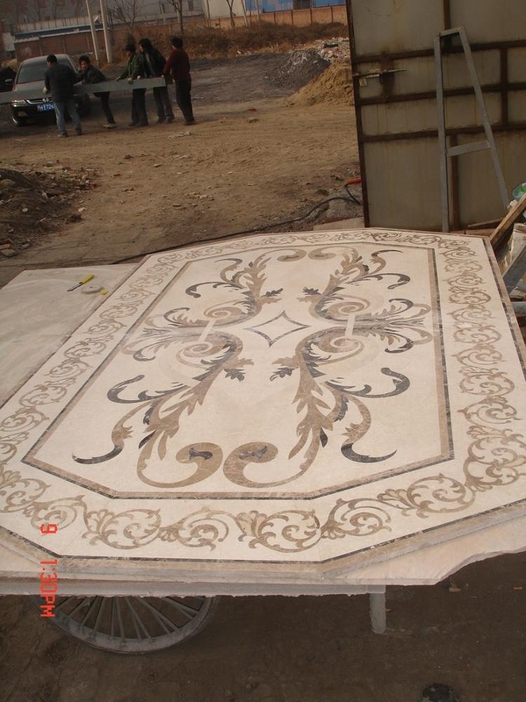 Decorative Moroccan Style Hand Painted Floral Portuguese Encaustic Ceramic Tile