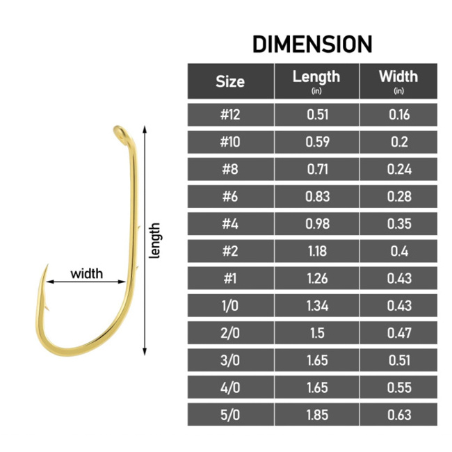 Fish hook Fly Hooks Fishing Trout Salmon Dry Flies Fish Hook