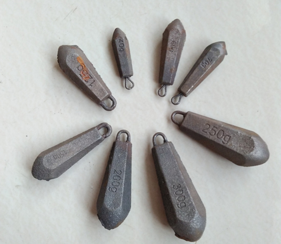 Customized iron sinker for fishing net