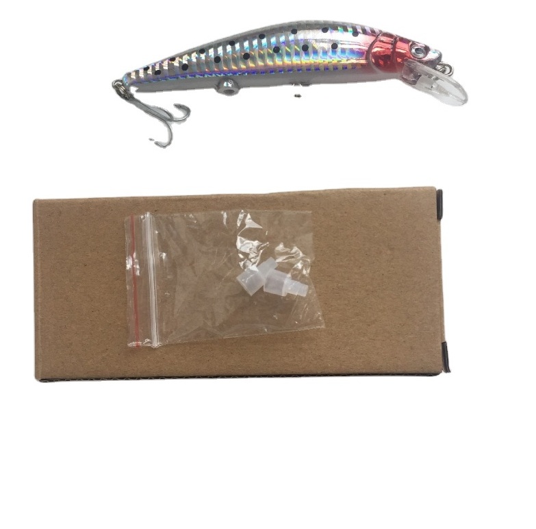 Free Shipping USB Rechargeable Flashing LED light Twitching Fishing Lures Bait Electric Life-like vibrate fishing Lures