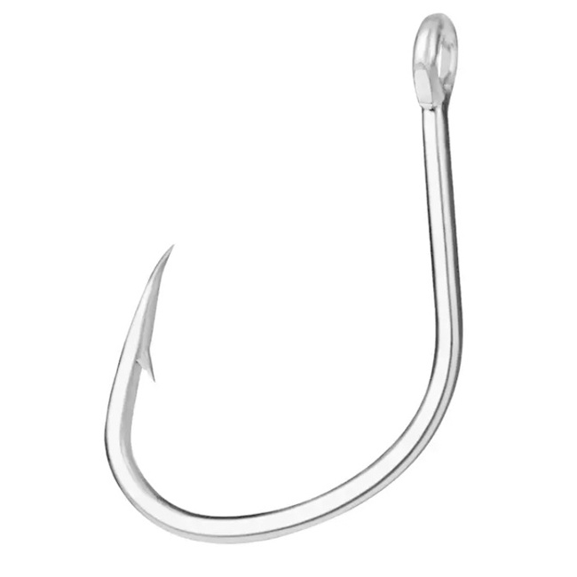 9016 Matte Tin High Carbon Hooks Sport Fishing Hook for Saltwater Freshwater