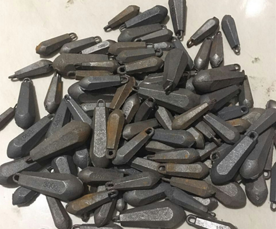 Customized iron sinker for fishing net