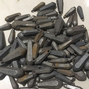 Customized iron sinker for fishing net