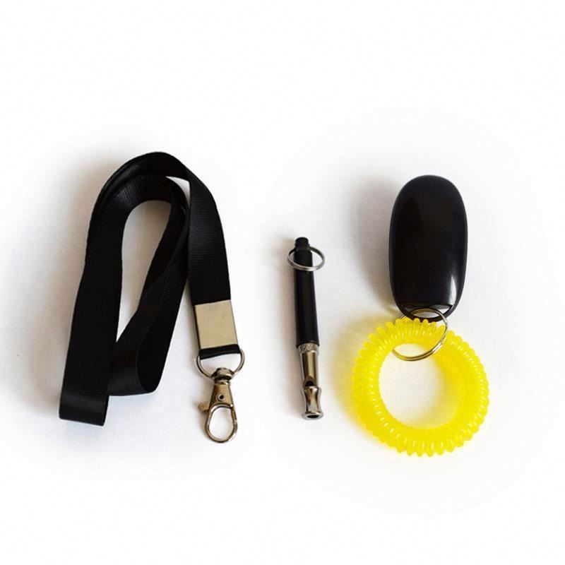 dog button clicker training whistle