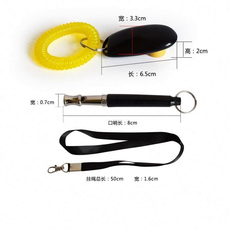 dog button clicker training whistle