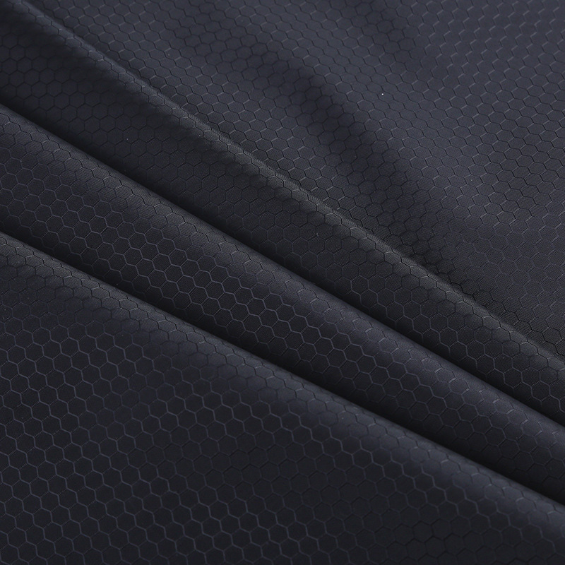 competitive price 210T waterproof polyester honeycomb taffeta fabric for garment bags luggage tents backpacks