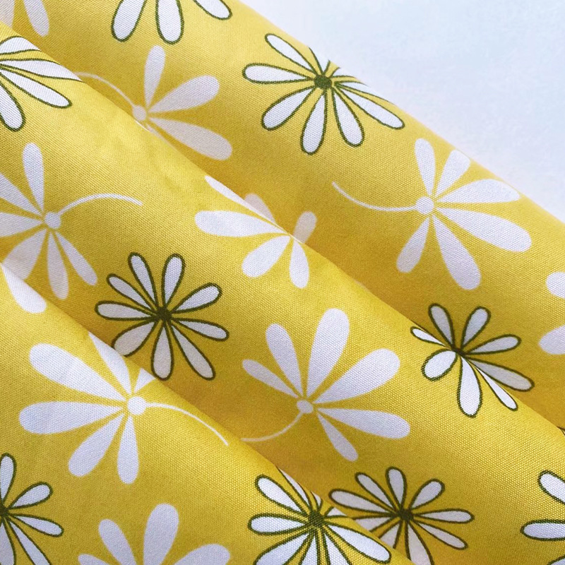 polyester pongee fabric with printing for jackets coats dresses lining hometextile