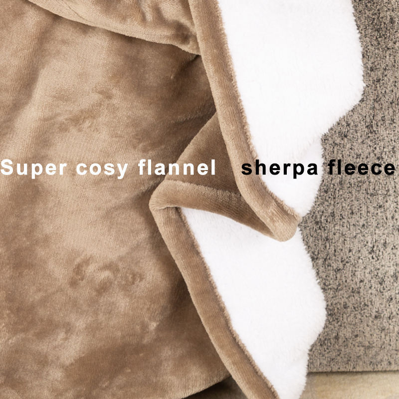 110V ETL 50x60'' inch Size Double Side Extra Soft Heated Throw Electric Blanket for Winter