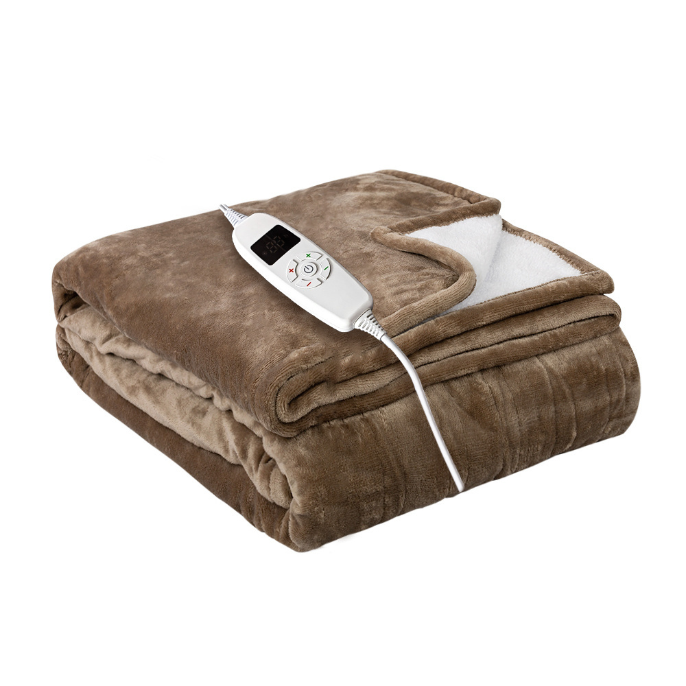 110V ETL 50x60'' inch Size Double Side Extra Soft Heated Throw Electric Blanket for Winter