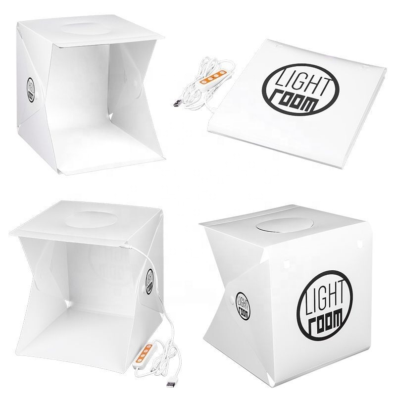 20cm 30cm 40cm mini portable photo studio light box shooting Tent Kit with led light photo studio accessories